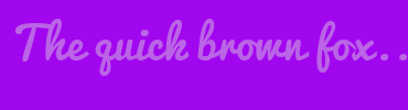 Image with Font Color BB64E6 and Background Color A107EE